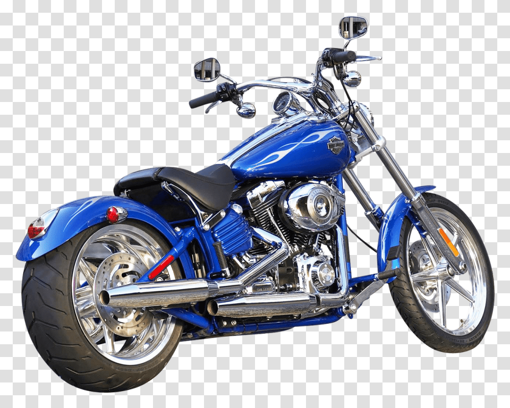 Harley Davidson Blue Harley Davidson Motorcycle, Vehicle, Transportation, Machine, Engine Transparent Png