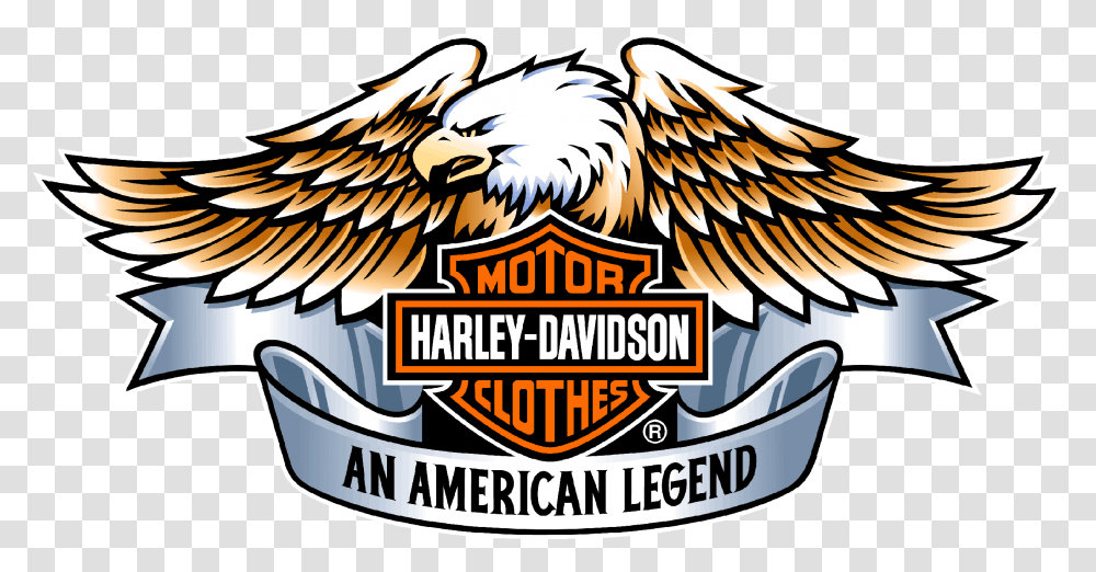 Harley Davidson Eagle Logo, Trademark, Emblem, Label Transparent Png