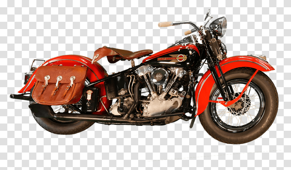 Harley Davidson El Knucklehead Vintage Harley Davidson, Motorcycle, Vehicle, Transportation, Wheel Transparent Png