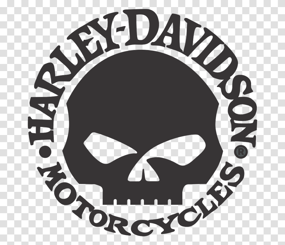 Harley Davidson Logo Skull Vector, Label, Trademark Transparent Png