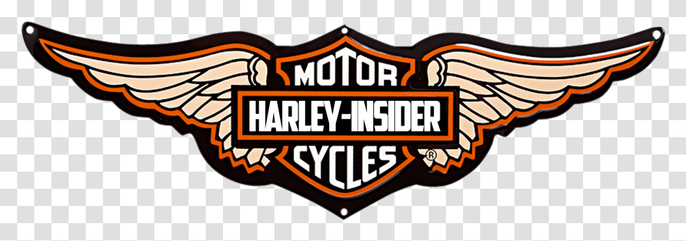 Harley Davidson Logo Wings Harley Davidson Logo, Label, Word, Alphabet Transparent Png