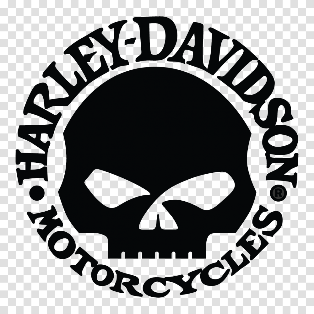 Harley Davidson Motor Cycles Skull Logo Vector Free Vector, Label, Trademark Transparent Png