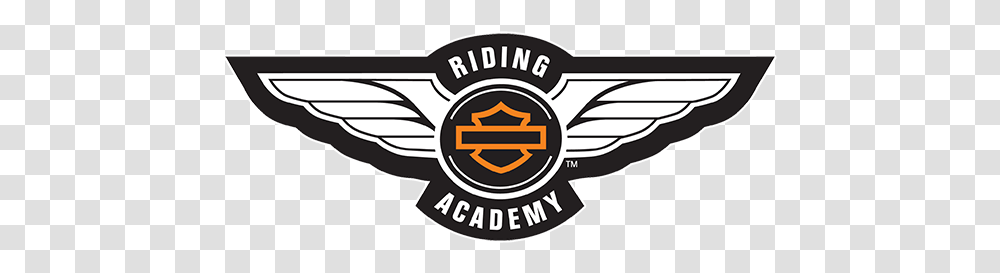 Harley Davidson Motorcycle Class Riding Academy In Harley Davidson Riding Academy, Symbol, Logo, Trademark, Emblem Transparent Png
