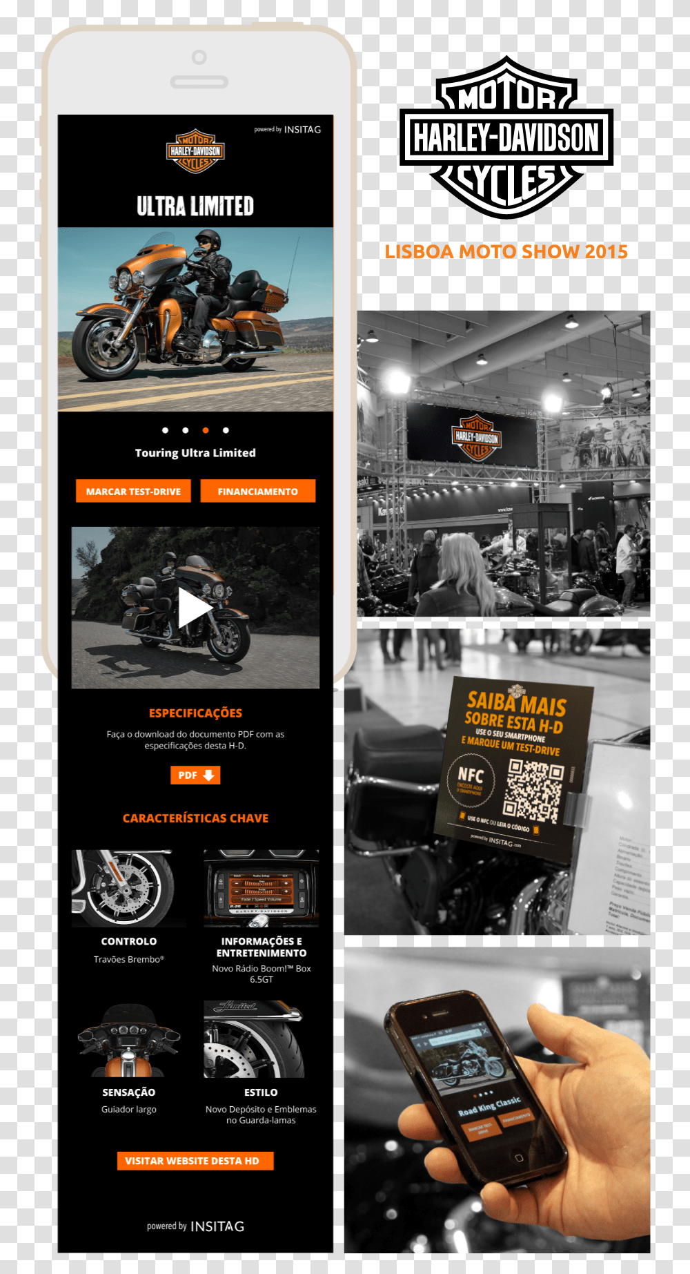 Harley Davidson Motorcycle Flyer, Mobile Phone, Vehicle, Transportation, Wheel Transparent Png