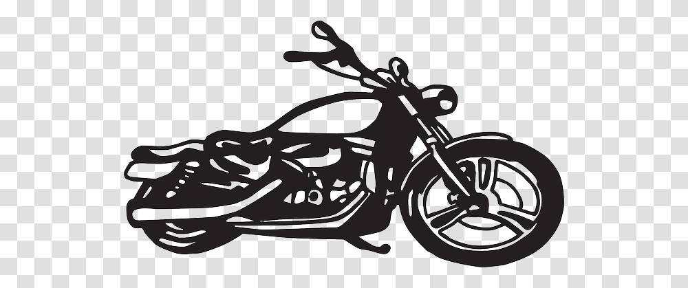 Harley Davidson Rider Clipart, Motorcycle, Vehicle, Transportation, Machine Transparent Png