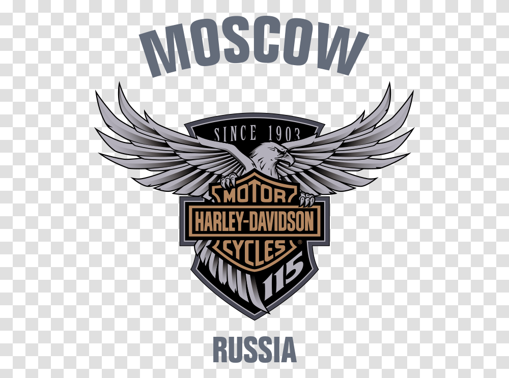 Harley Davidson, Emblem, Logo, Trademark Transparent Png
