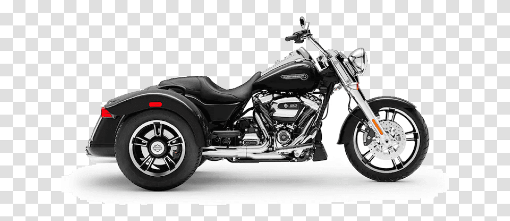 Harley Davidson Trike Harley Davidson Freewheeler, Motorcycle, Vehicle, Transportation, Machine Transparent Png