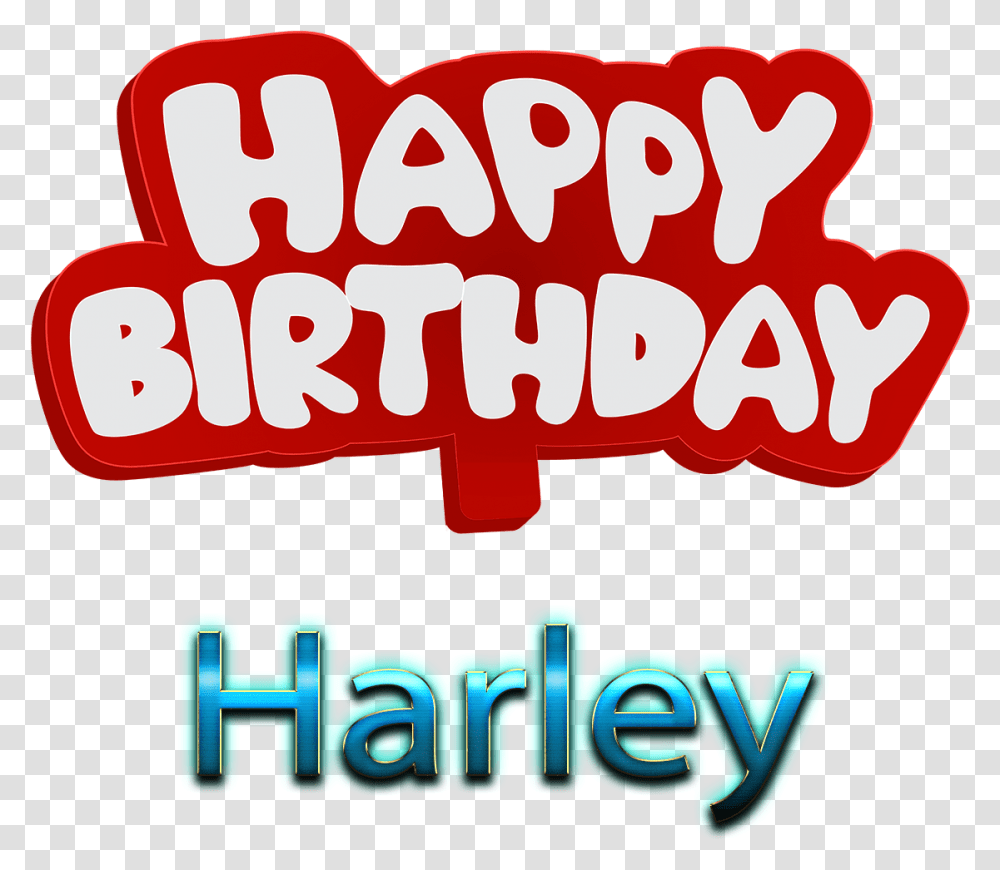 Harley Happy Birthday Name Logo Happy Birthday Yuvraj Cake, Label, Alphabet, Word Transparent Png