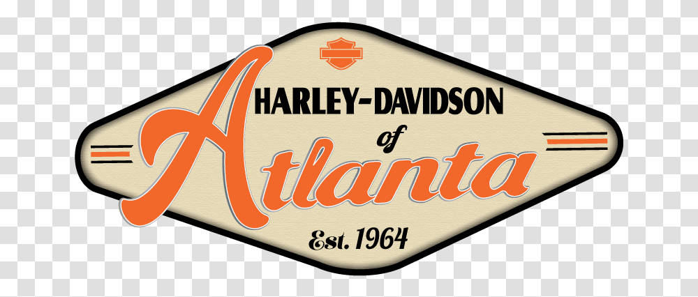 Harley Harley Davidson Of Atlanta, Label, Text, Logo, Symbol Transparent Png