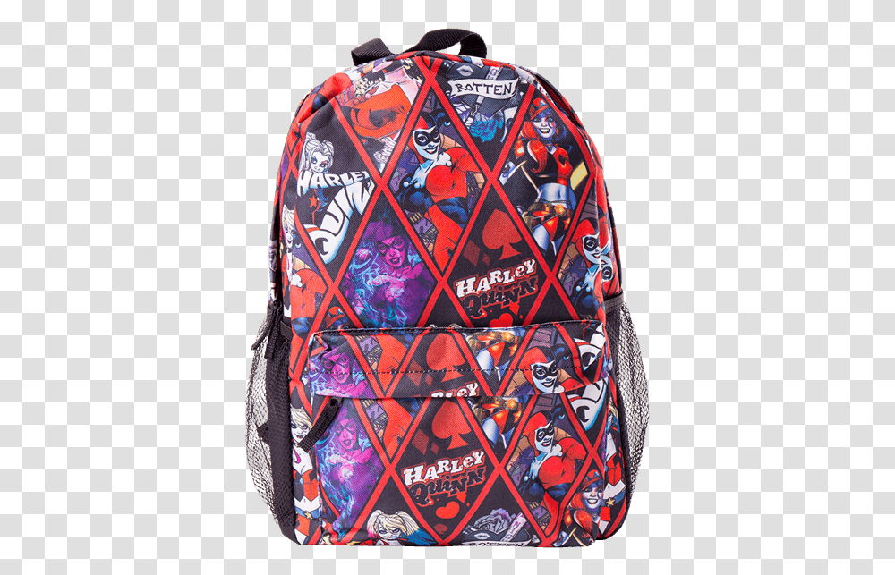 Harley Quinn Backpack, Bag Transparent Png