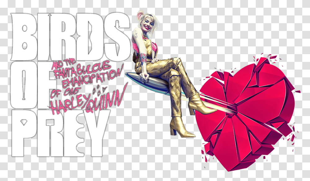 Harley Quinn Birds Of Prey, Person, Poster, Advertisement Transparent Png