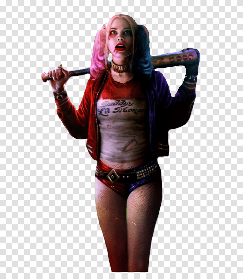 Harley Quinn, Character, Person, Skin, Sleeve Transparent Png