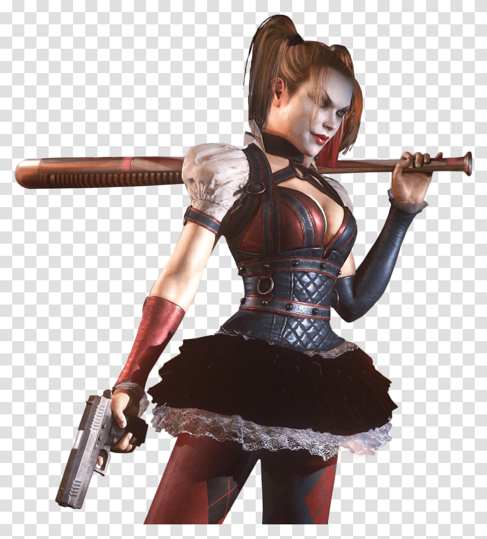 Harley Quinn, Character, Skirt, Person Transparent Png