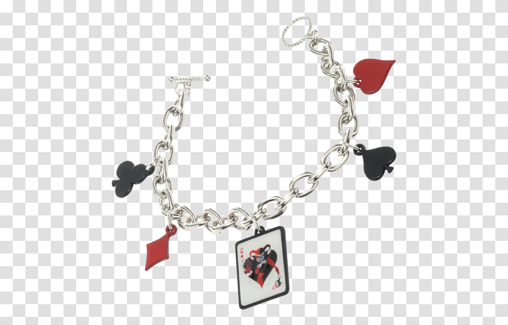 Harley Quinn Charm Bracelet Chain, Accessories, Accessory, Jewelry, Necklace Transparent Png