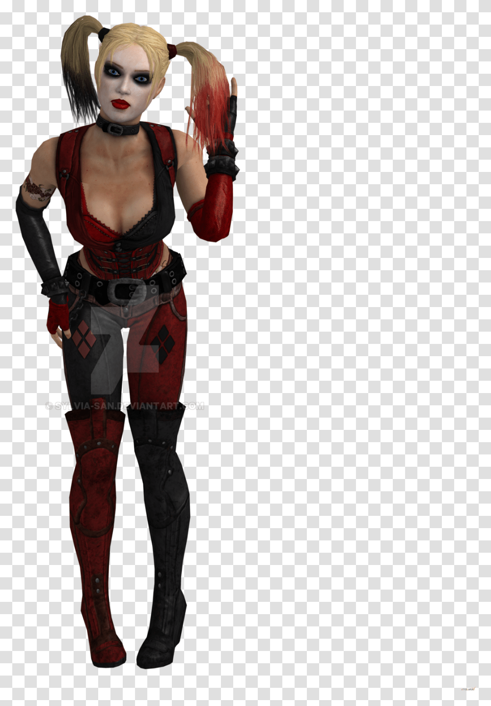 Harley Quinn, Costume, Apparel, Person Transparent Png