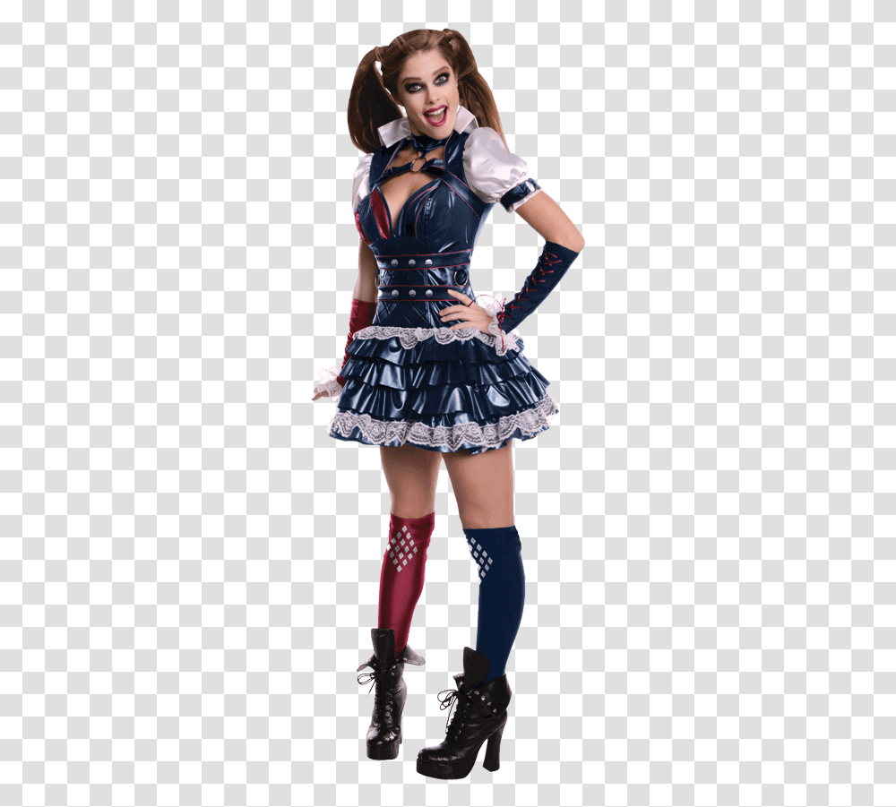 Harley Quinn Costume, Person, Skirt, Dress Transparent Png