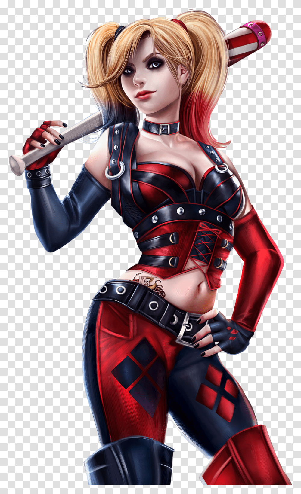 Harley Quinn, Costume, Person, Female Transparent Png