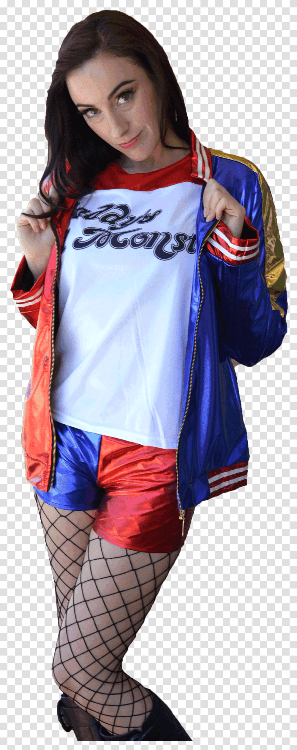 Harley Quinn CostumeClass Lazyload Lazyload Fade Girl, Sleeve, Person, Long Sleeve Transparent Png