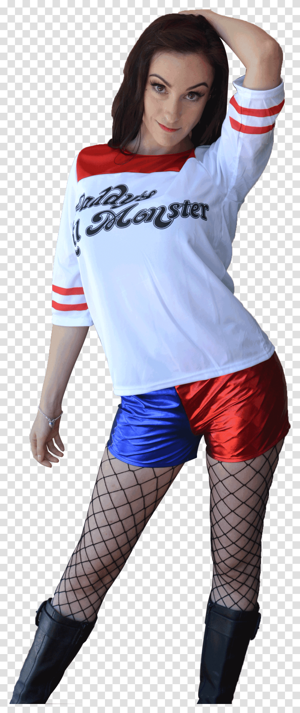 Harley Quinn CostumequotClassquotlazyload Lazyload Fade Tights, Sleeve, Long Sleeve, Person Transparent Png