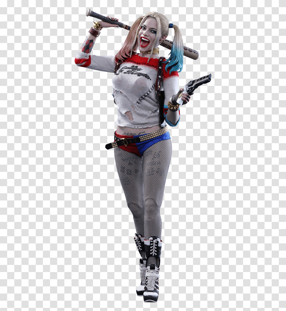 Harley Quinn Figur, Costume, Person, Sleeve Transparent Png