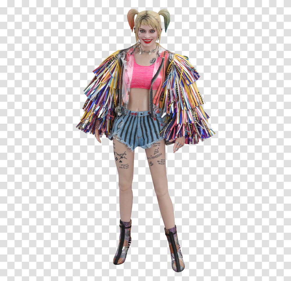 Harley Quinn Figure Birds Of Prey, Skirt, Costume, Person Transparent Png