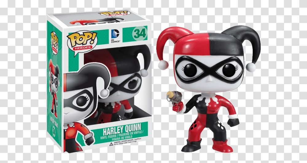 Harley Quinn Funko Pop Figure, Robot, Toy, Figurine Transparent Png