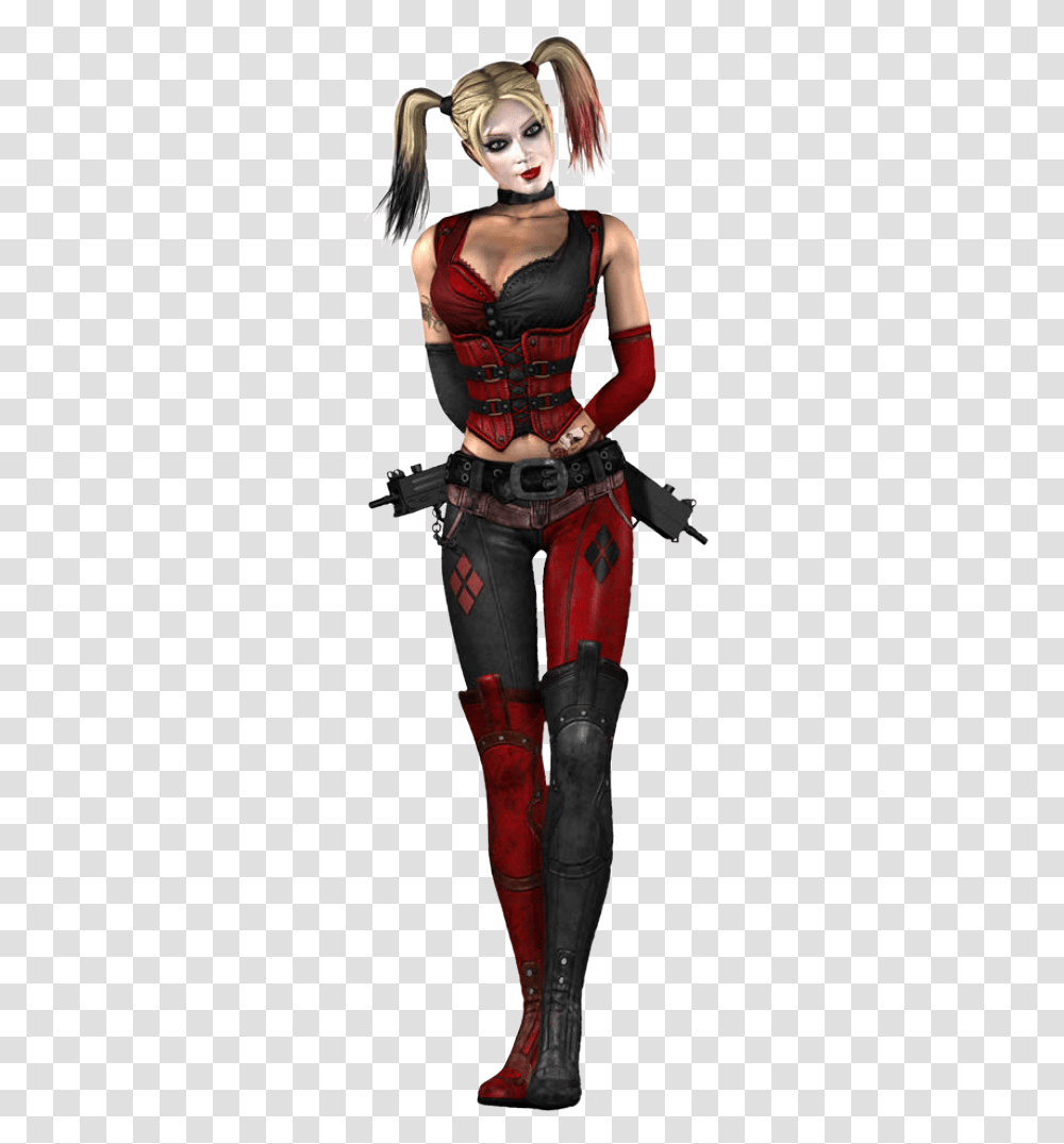 Harley Quinn Harley Quinn Arkham City, Person, Human, Batman, Clothing Transparent Png