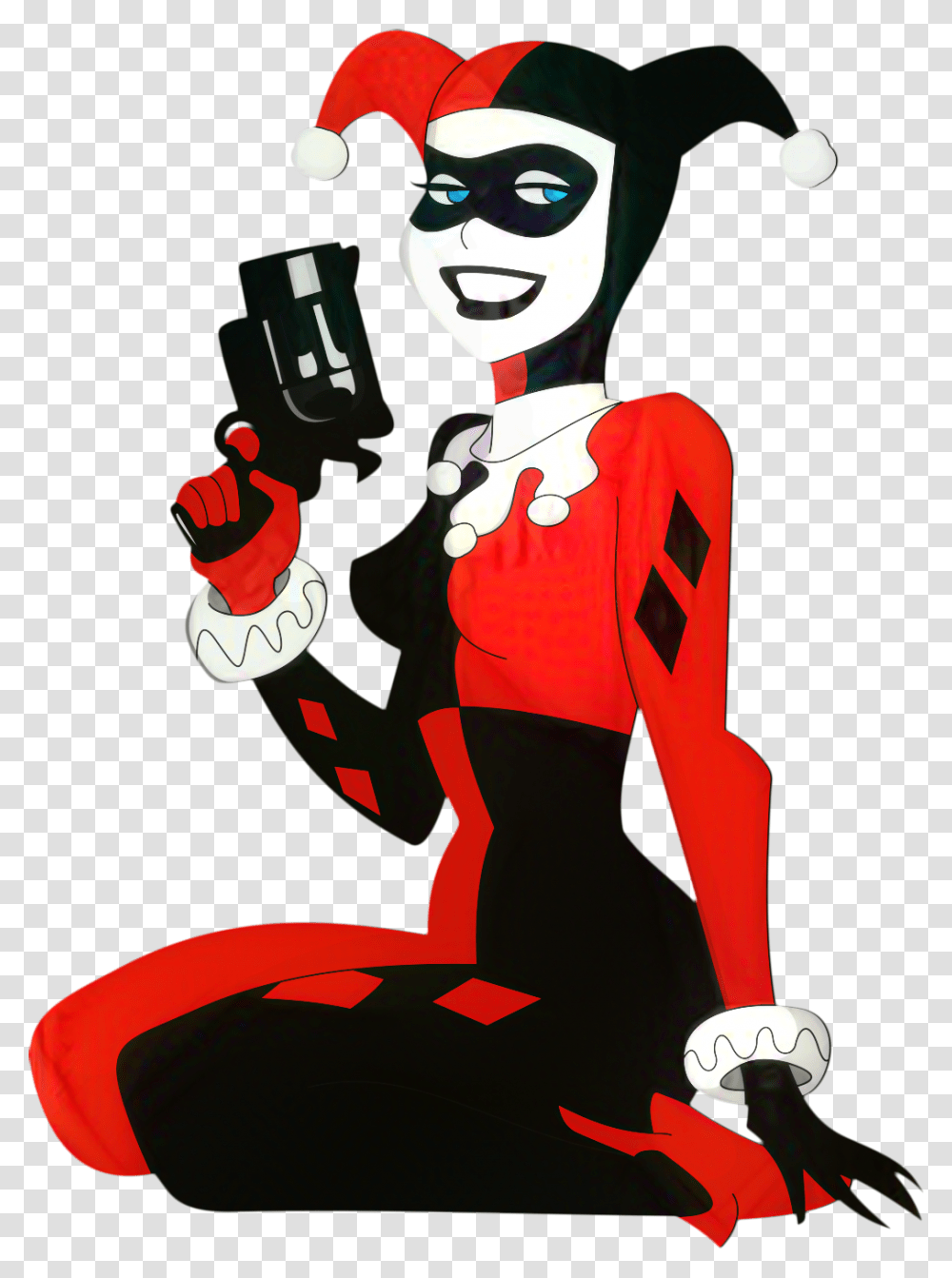 Harley Quinn Joker Poison Ivy Batman Portable Network Classic Harley Quinn Comic Art, Person, Performer Transparent Png