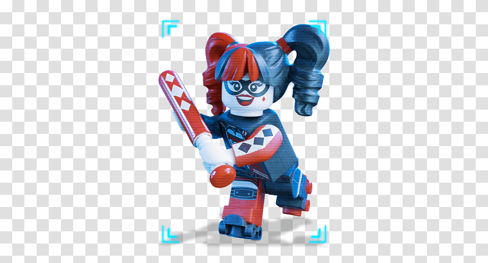 Harley Quinn Lego From Batman Lego Clipart, Person, Human, Toy, Performer Transparent Png