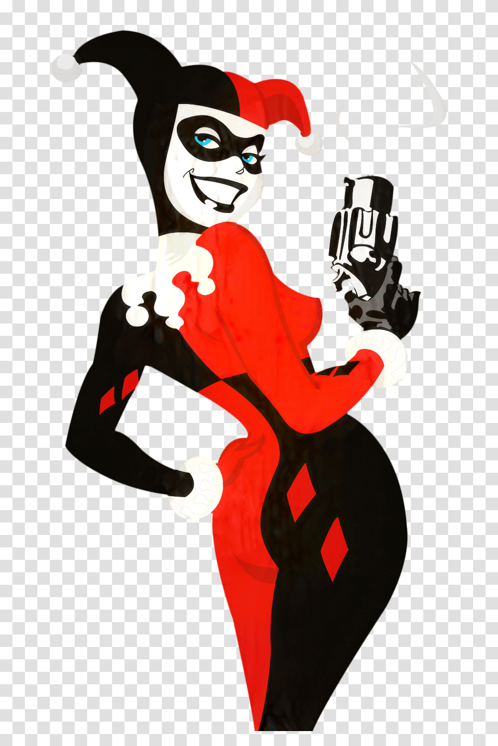 Harley Quinn Logo Batman Animated Series Harley Quinn, Hand, Person, Art, Leisure Activities Transparent Png