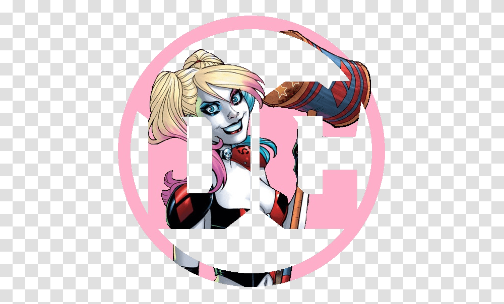 Harley Quinn Logo Image Arts, Person, Leisure Activities, Performer, Poster Transparent Png