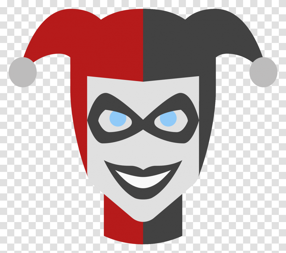 Harley Quinn Logo Pic Harley Quinn Joker, Costume, Face, Head Transparent Png