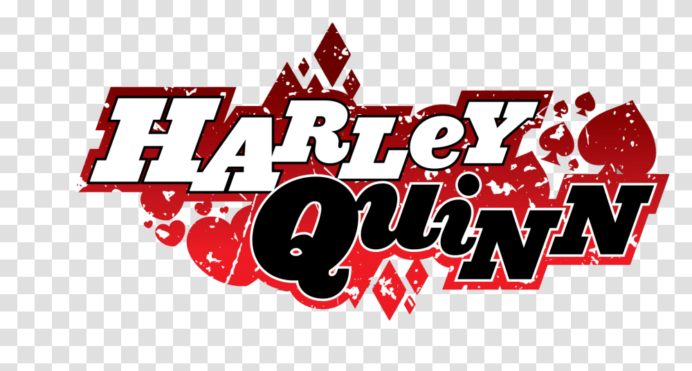 Harley Quinn Logos Harley Quinn Comic Logo, Text, Label, Alphabet, Dynamite Transparent Png