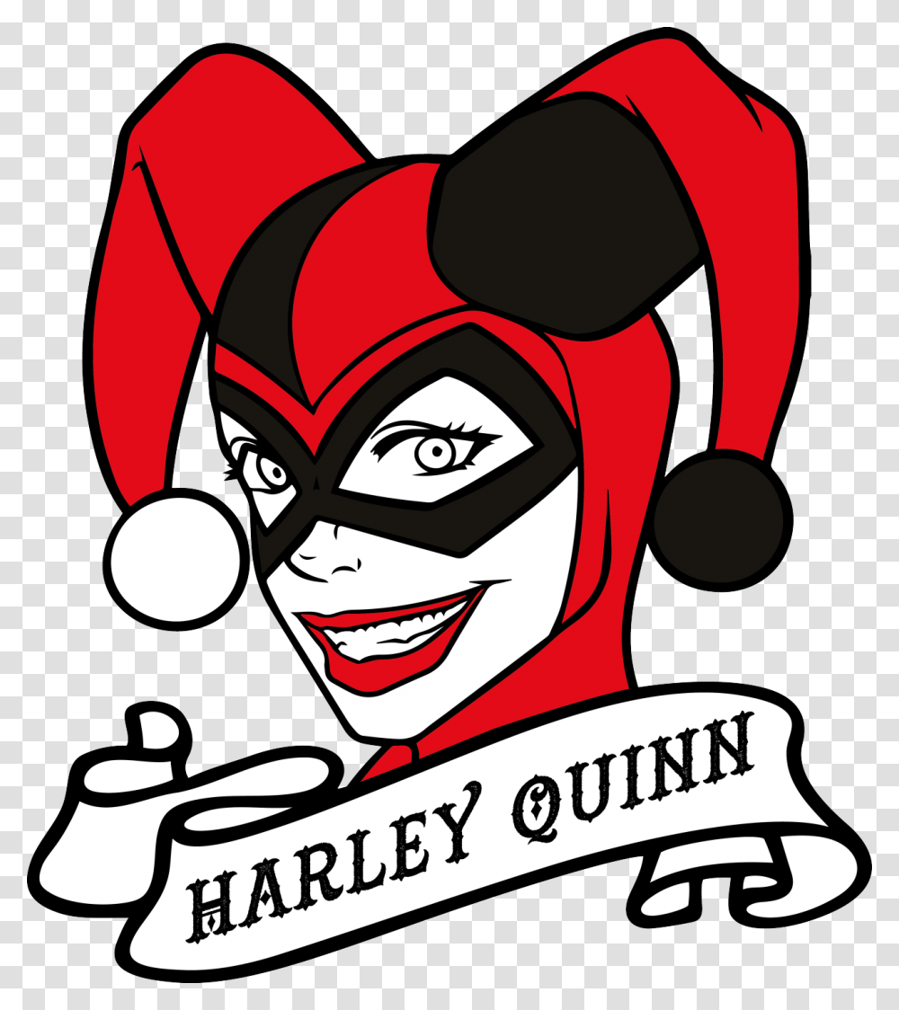 Harley Quinn Logotype By Robertojoel1307 On Deviant Harley Quinn Clipart, Label, Sticker, Performer Transparent Png