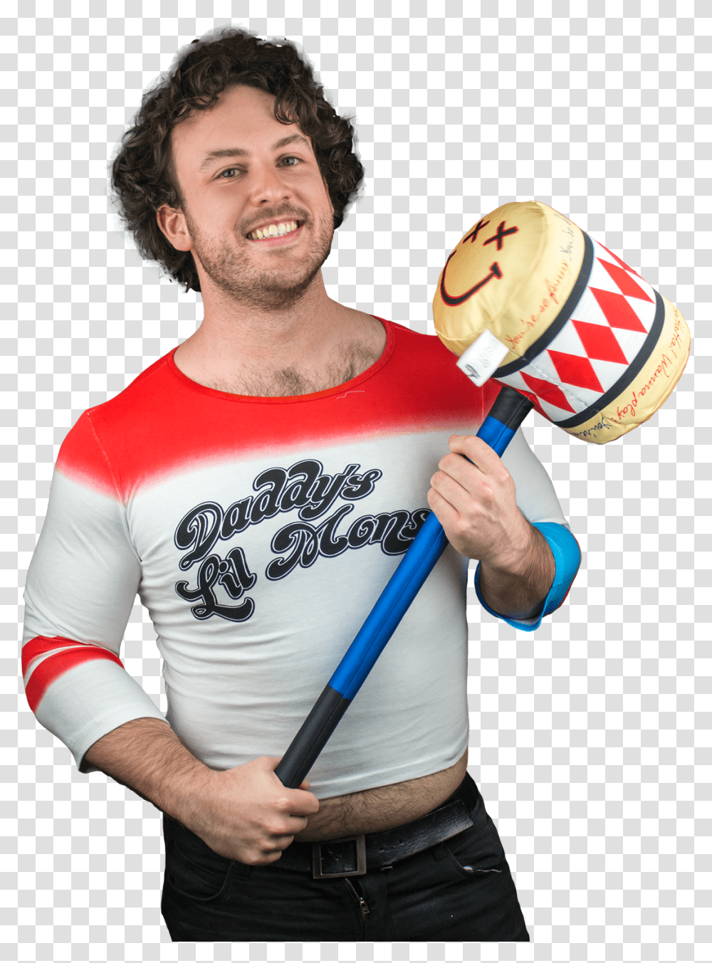 Harley Quinn Mallet Suicide Squad, Person, Human, Apparel Transparent Png