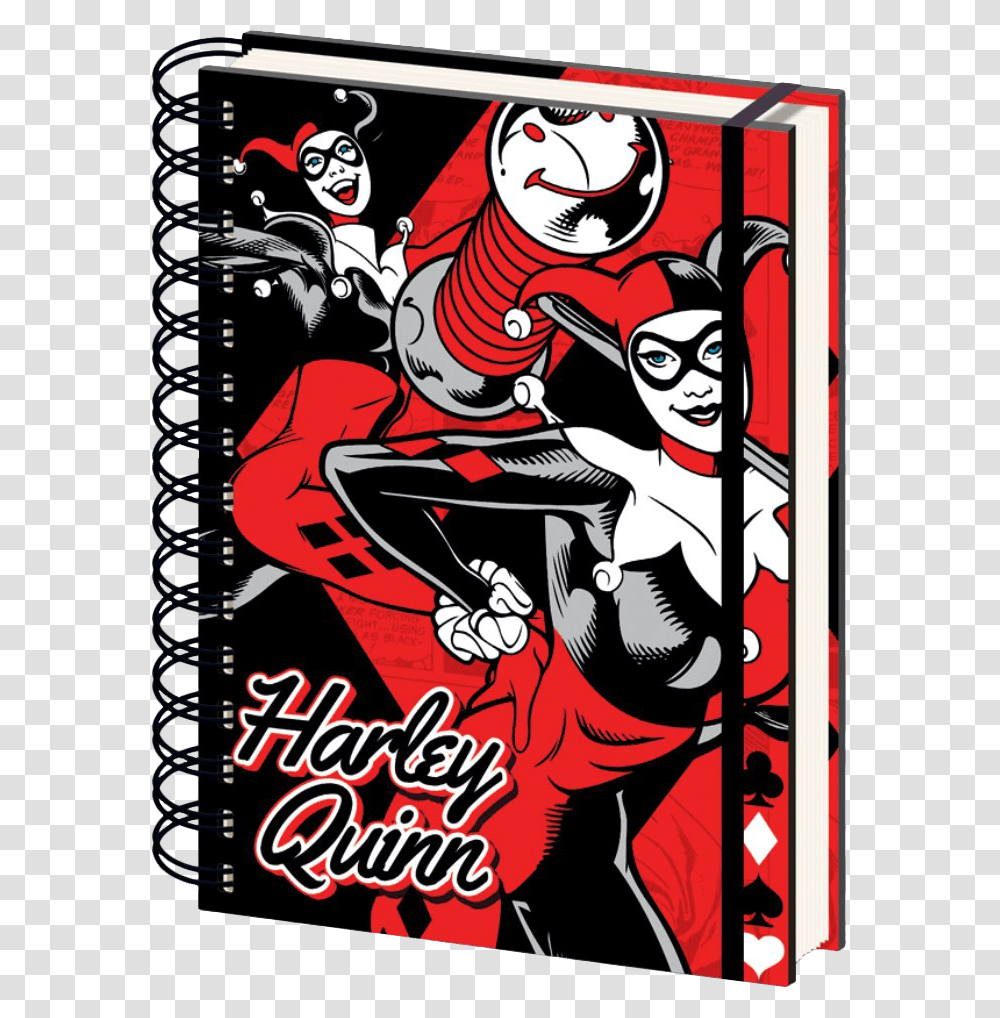 Harley Quinn Notebooks, Poster, Advertisement, Flyer, Paper Transparent Png