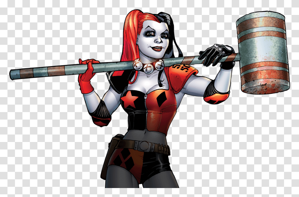 Harley Quinn Old Comics, Costume, Person, Lamp, People Transparent Png