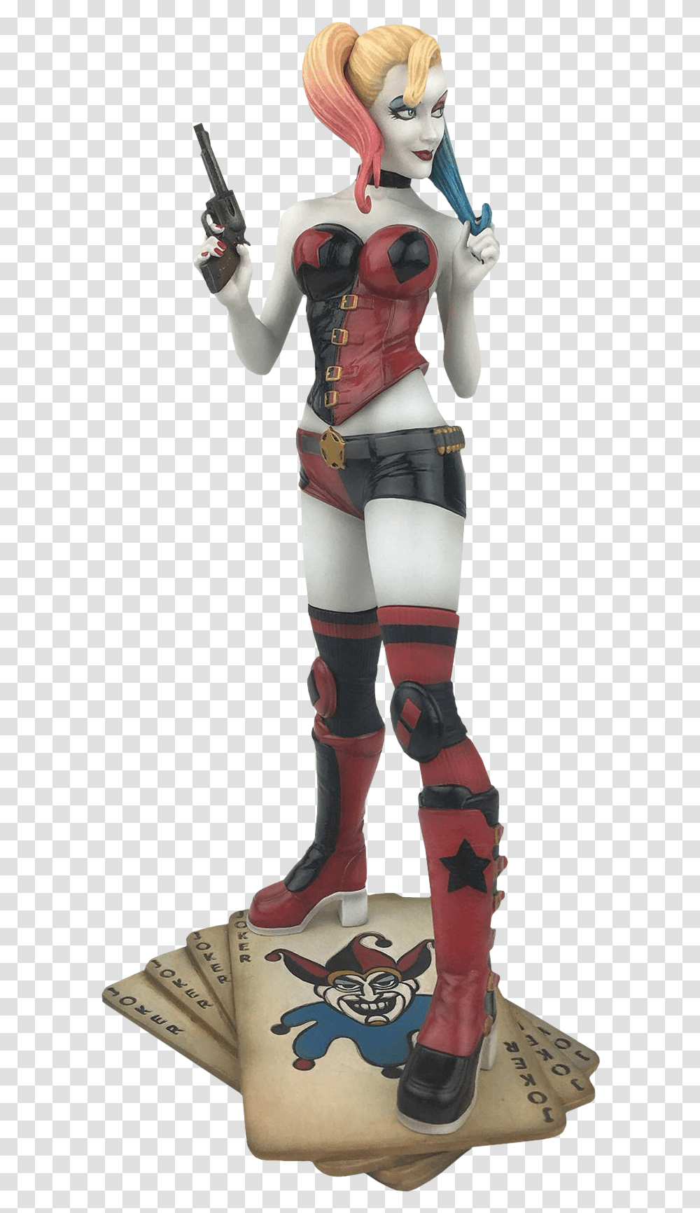 Harley Quinn Rebirth Pvc Figure Dc Gallery Harley Quinn Rebirth Statue, Costume, Person, People Transparent Png