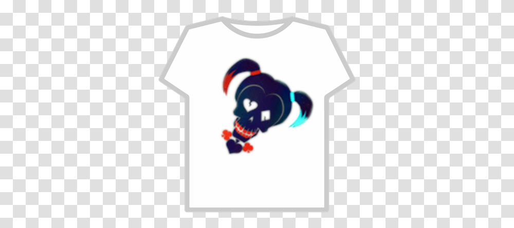 Harley Quinn Skull Suicide Squad Roblox Cartoon, Number, Symbol, Text, Clothing Transparent Png