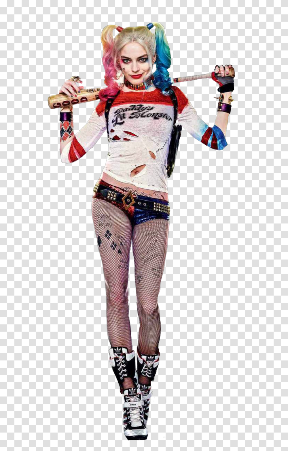 Harley Quinn Suicide Squad Image Harley Quinn, Pants, Skin, Person Transparent Png