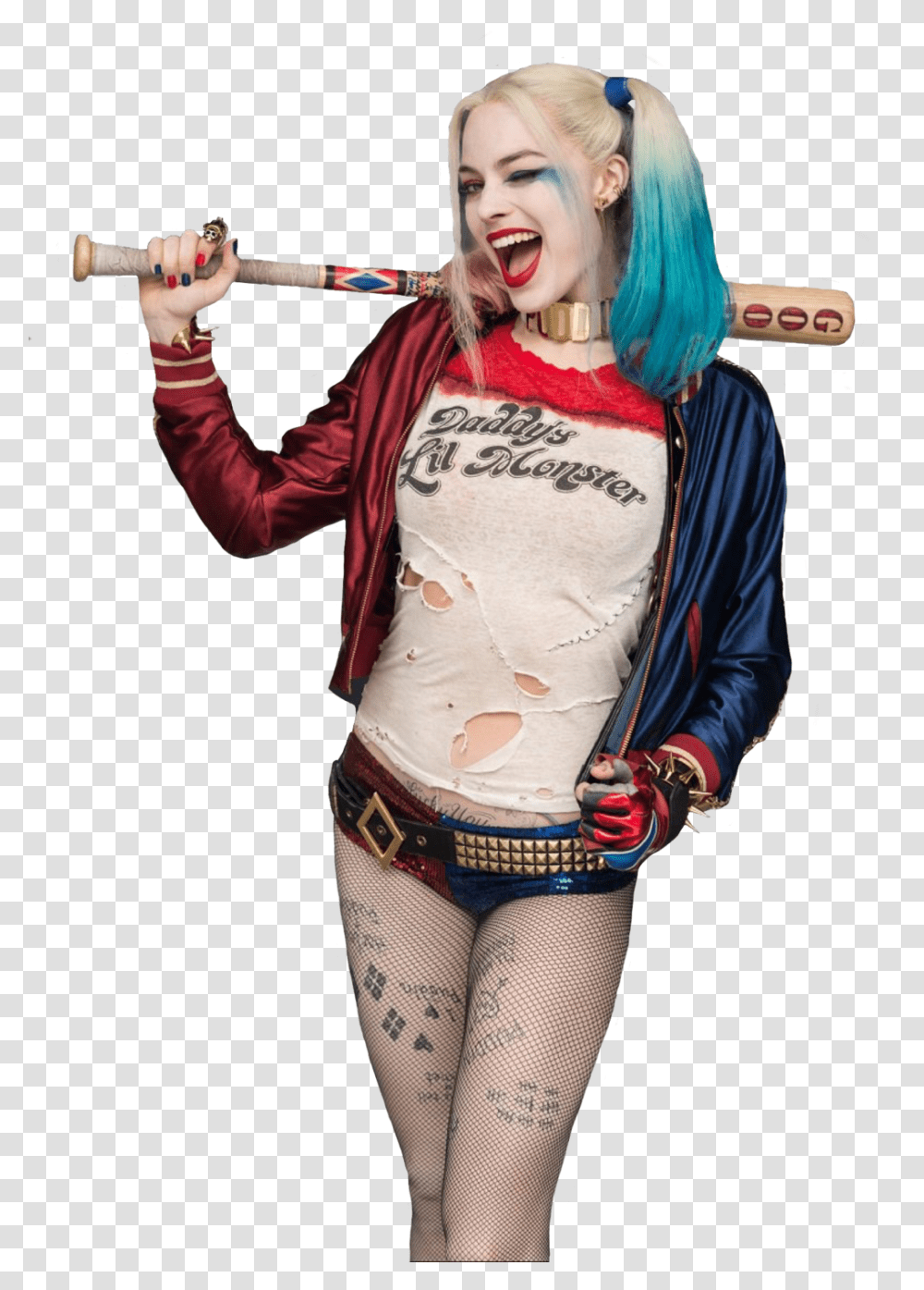 Harley Quinn Suicide Squad Image Harley Quinn, Costume, Person, People Transparent Png