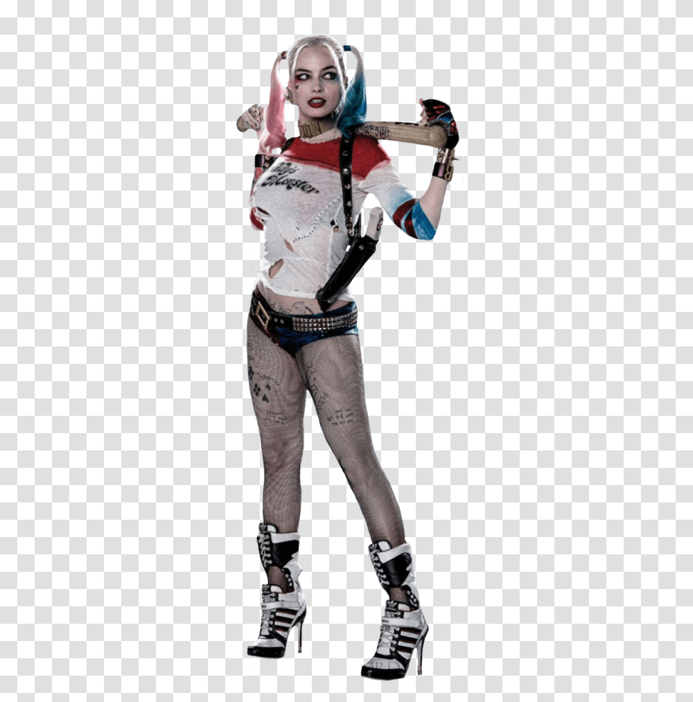 Harley Quinn Suicide Squad Image Harley Quinn, Person, Skin, Costume Transparent Png