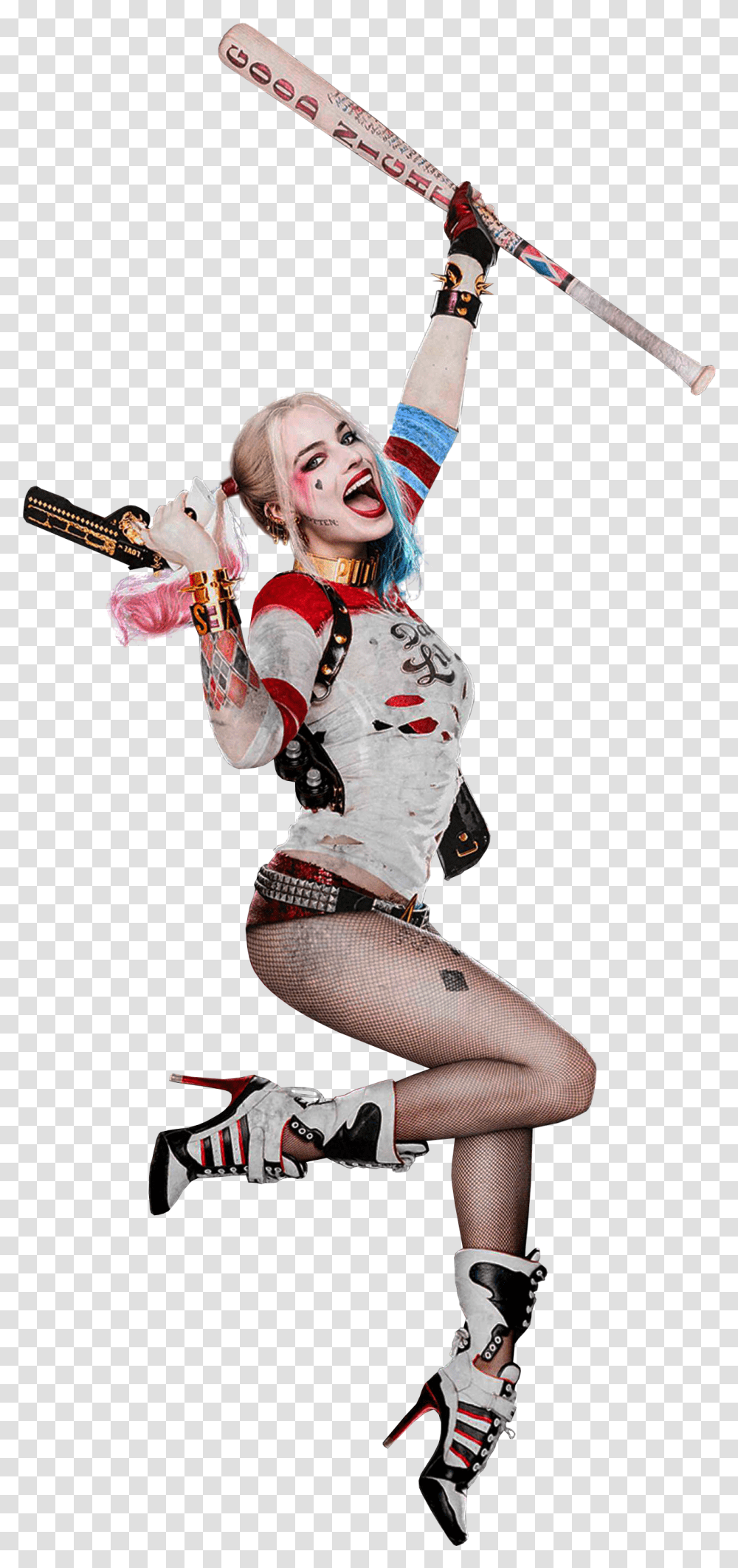 Harley Quinn Suicide Squad Image, Person, Leisure Activities, Dance Pose, Bow Transparent Png