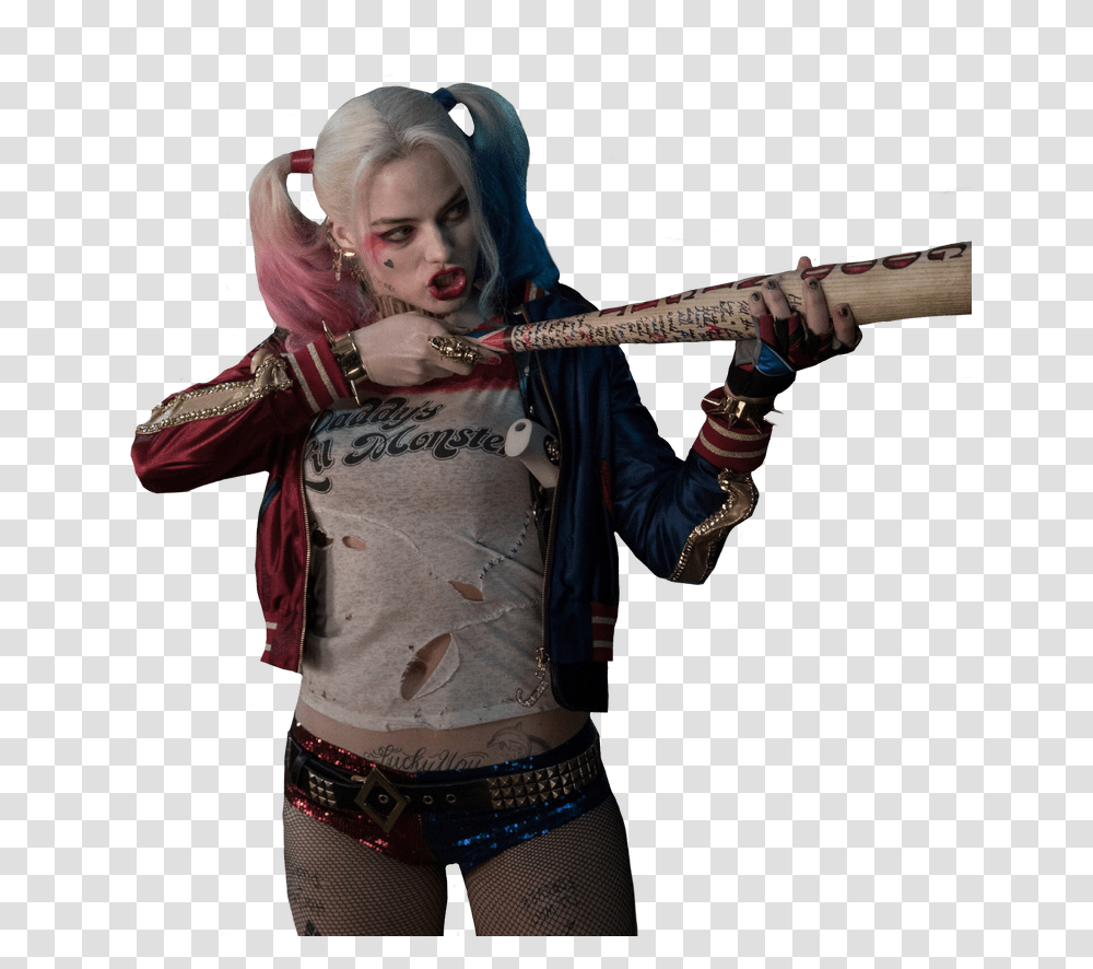 Harley Quinn Suicide Squad, Person, Leisure Activities, Finger, Sleeve Transparent Png