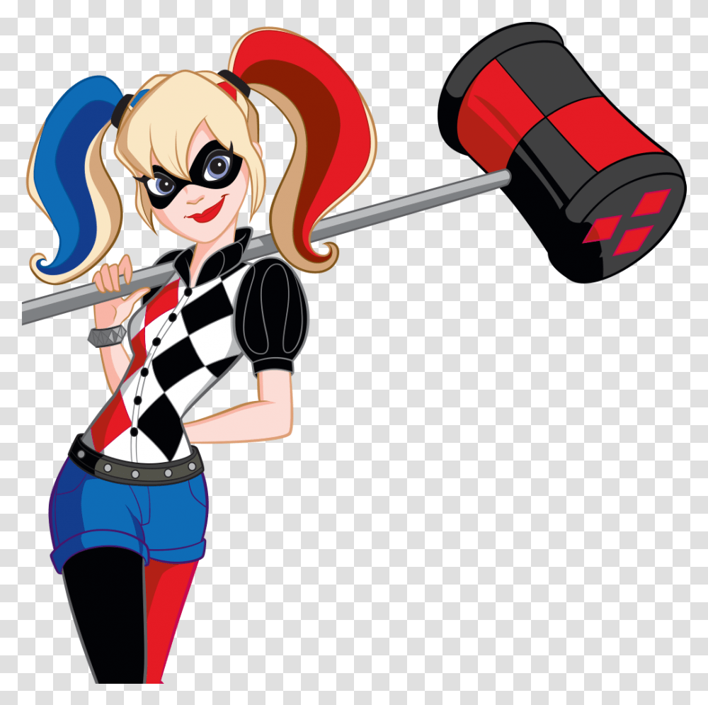Harley Quinn Superhero Girl, Person, Photography, Performer, People Transparent Png