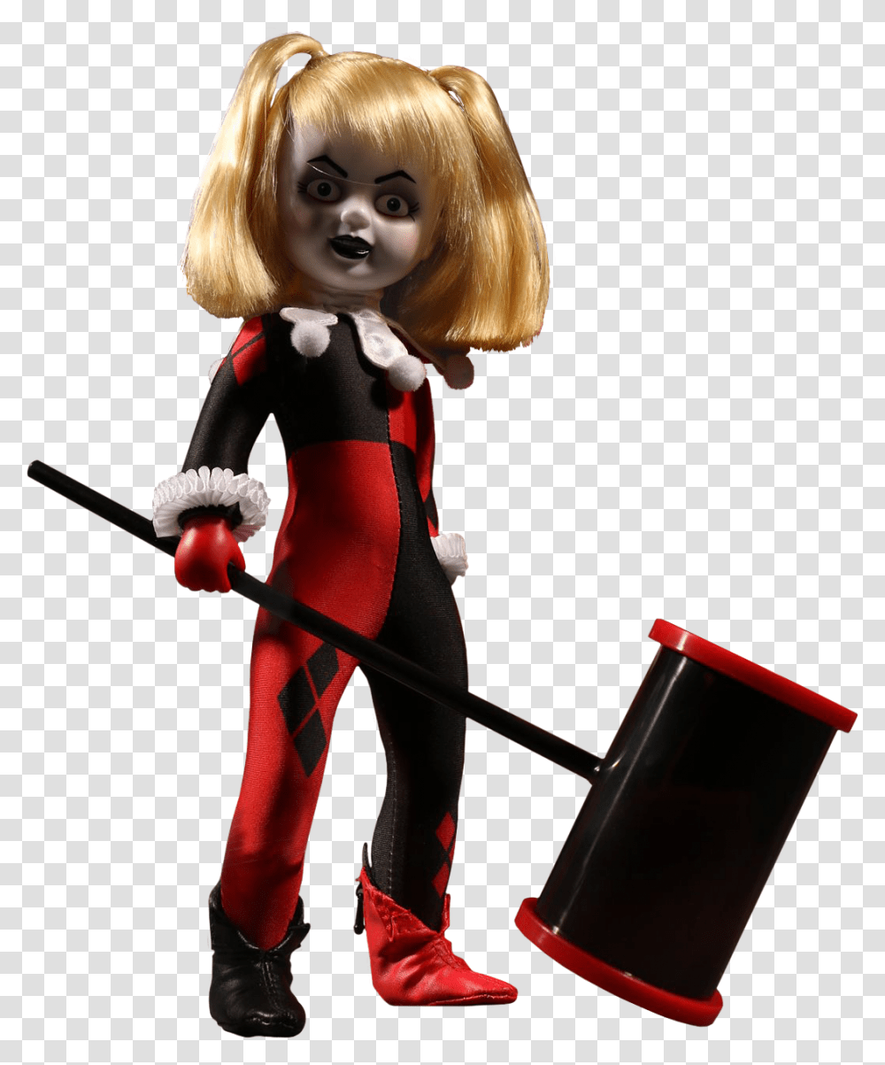 Harley Quinn Unmasked 10 Living Dead Doll Doll, Toy, Person Transparent Png