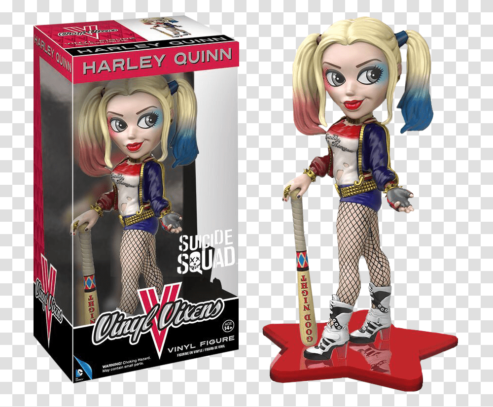 Harley Quinn Vinyl Vixen Suicide Squad, Toy, Doll, Person, Human Transparent Png