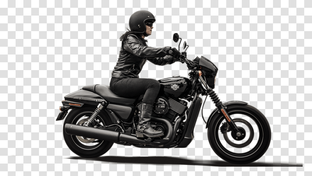 Harley Street, Motorcycle, Vehicle, Transportation, Person Transparent Png