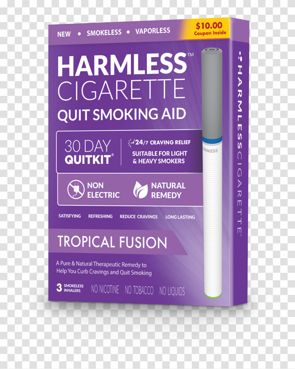 Harmless Cigarette Quit Smoking Aid Tropical Fusion, Flyer, Poster, Paper, Advertisement Transparent Png
