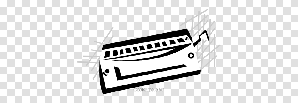 Harmonica Royalty Free Vector Clip Art Illustration, Musical Instrument Transparent Png